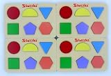 American Educational Puzzles 8-G-019 Shaped Sides