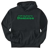 Sweatshirt Black  Retro Hearth Dominica  Country