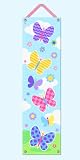 Butterfly Garden Canvas Growth Chart by Olive Kids
