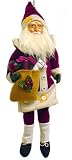 Country Santa Claus With Gifts Cloth Christmas Ornament 14
