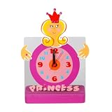 Princess Wooden Alarm Clock