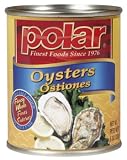 12 Pack Case of 8 oz. Can of Boiled Oysters