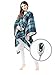 Beautyrest Ultra Soft Sherpa Berber Fleece Electric Poncho Wrap Blanket Heated Throw with Auto Shutoff, 50