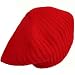 RED KNIT SOFT STRETCH TRADITIONAL TAMI BERET CAP HAT