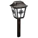 Tools & Hardware : Malibu Solar Premium White Nichia LED Outdoor Plastic Garden Lights with White Nichia LED, Oil Rubbed Bronze with Frosted Globe 4-Pack #LZ2007OB4