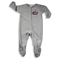 Wonder Kids - Infant and Toddler Boys Heavy Weight Blanket Sleeper With Feet, Grey (Size 12Months)