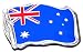 FF59 Australian Flag Belt Buckle Australia Image