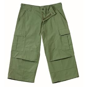 Men's Capri Pants in Khaki