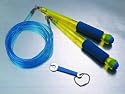 Rope Master Hyperformance Jump Rope. For Youth (12 & over) & Adults. 04 US Olympic Team Official Lic. Rope. Yel/Turq.