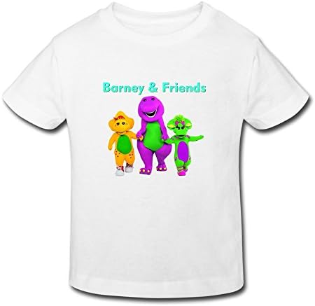 Barney & Friends Toddler T-shirts Geek Size 2 Toddler White By Hongxm