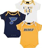 NHL Infant St. Louis Blues Team Color 3Pc Creeper Set - R52Njcss (Multi, 24 Months)