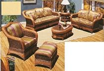 Moroccan Wicker 6 Piece Set - Antique Finish