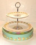 Review Ginger Interiors  / 2 Tier Fairy cake decorated Cake Stand