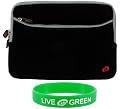 Non-OEM Amazon Kindle DX 9.7 Microfiber Dual-Pocket Sleeve Case - Black
