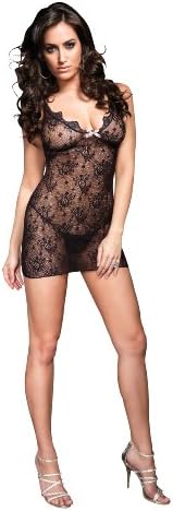 Leg Avenue Women's Boudoir Rose Lace Mini Dress