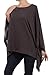 Modern Kiwi Solid Knit Sweater Caftan Poncho Tunic