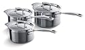 Le Creuset 3-Ply Stainless Steel Saucepan Set, 3 Piece