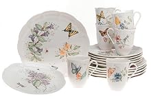 Lenox Butterfly Meadow 18-Piece Dinnerware Set, Service for 6