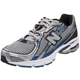 New Balance Mens Running Shoes MR740, Silver/Blue