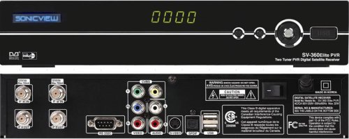 Sonicview Elite SV360 SV-360 Two Tuner FTA PVR Receiver