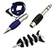 GTMax 6.35mm Stereo Plug to 3.5mm RCA Jack Adaptor + Fishbone Headset Wrap + Pen with Neckstrap for Keyboard , Digital piano , Guitar Amp , Laptop , RCA Stereo Receiver