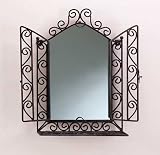 Review ACG  / Wrought Iron Wall Mirror/shelf