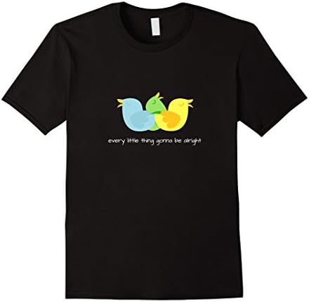 Men's Three Little Birds Tee Shirt XL Black