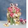 Fitz and Floyd Blackberry Rabbit Ceramic Cookie Jar