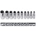 Northern Industrial Deep Well Socket Set - 1/4in. Drive, 10-Pc. Metric Set