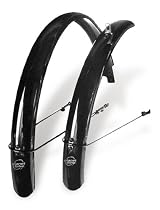 Planet Bike Full Hybrid/Road Front and Rear Bicycle Fender Set (45mm Wide)