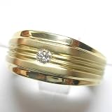 14K Man's Diamond Ring