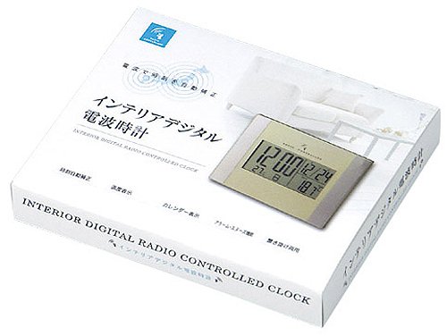 インテリアデジタル電波時計 22277 <30979> 