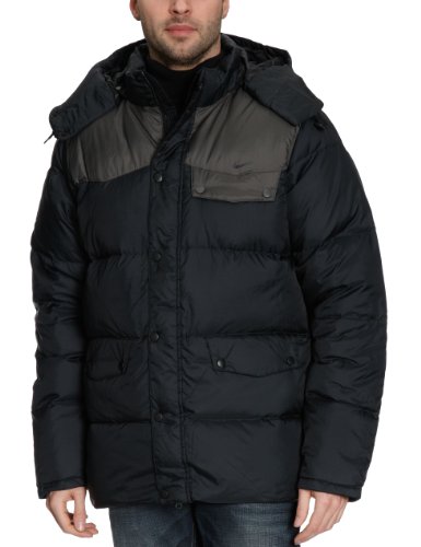 NIKE Herren Daunenjacke Stowage, black/midnight fog/black, L, 419007-010