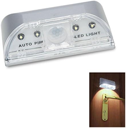4 LED Wireless Auto PIR Infrared Induction Lamp Door Keyhole Stairway/hallway Light