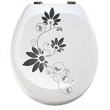 Aufkleber St02 f�r Pressalit WC Toiletten Deckel silbergrau/schwarz Vinylvon "Grafix"