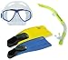 Sports : Seemann ABC-Set Maske + Schnorchel + Fu&szlig;teilflosse SF2