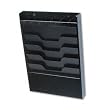 Buddy Products Task File Organizer Rack, Steel, 4 Pockets, 2 x 19.75 x 13.5 Inches, Black (0841-4)