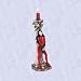 Gothic mistress statue candle holder stick sculpture