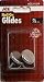 SHEPHERD HARDWARE 51214 RUBBER CUSHION NAIL-ON GLIDE 7/8" Pack of 6