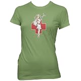 Nurse Tattoo Ladies Fine Jersey T-Shirt