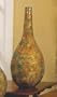 Poly With Green Mosaic Glass Finish 26 Inch Vase