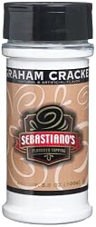Sebastiano's Topping, Graham Cracker, 3.5 oz.  (Pack of 6)