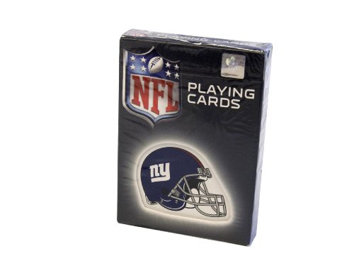 Bicycle New York Giants NFL Helmet Logoed Playing Cards