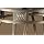 Hillsdale Montello 32-Inch Swivel Bar Stool, Old Steel Finish with Faux Brown Leather