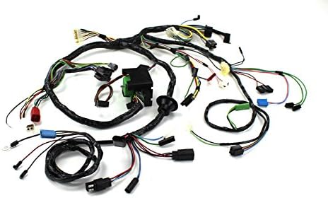 Mustang Underdash Wiring Complete With Fuse Box w/o Tach After 11/1/69 1970