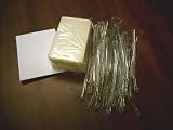50 of each - Luggage Tag 5 mil thermal (heat activated) hot
laminating pouches 2-1/2