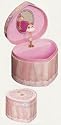 Ballerina Musical Jewelry Box, Heart