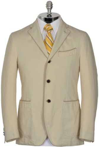 Lardini Slim Cotton Khaki Sportcoat 42 R 42R Sport Coat Jacket Italian