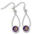 Los Angeles Lakers French Loop Earrings