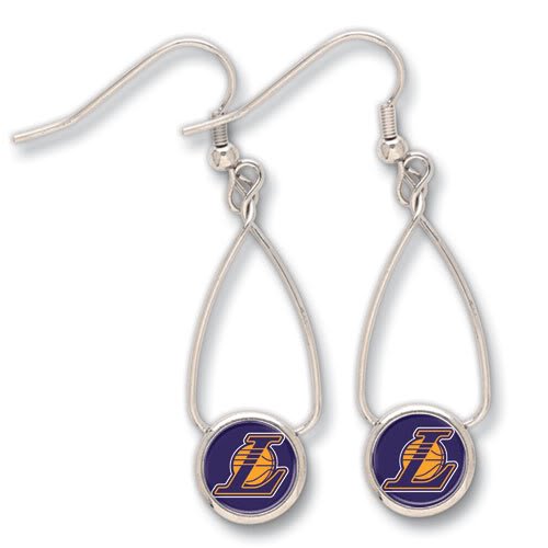 Los Angeles Lakers French Loop Earrings